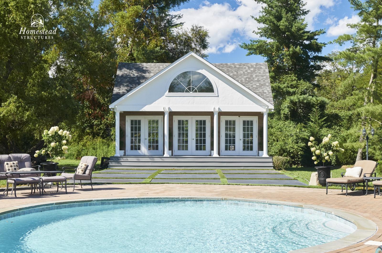 Yiachos Pool House Long Island, NY Homestead Structures
